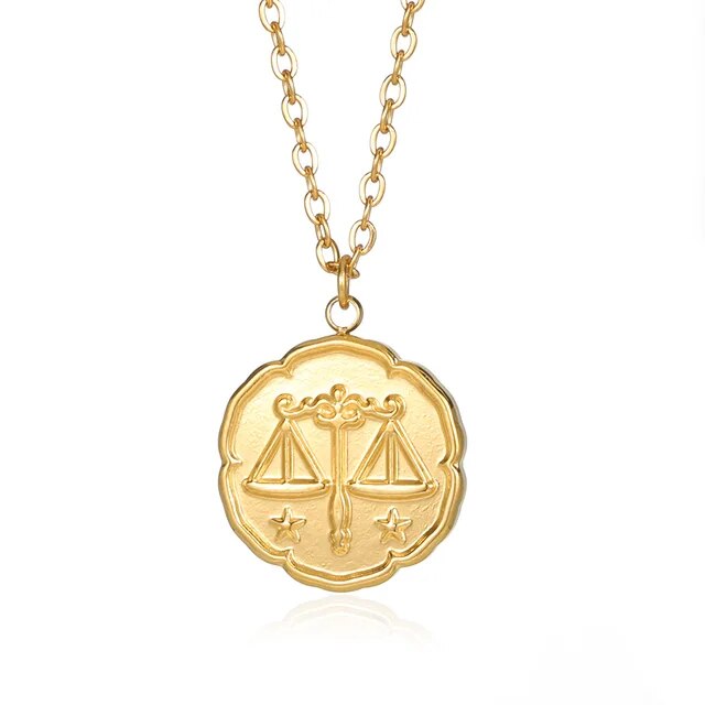 NOBA - Zodiac Sign Necklace - Gold