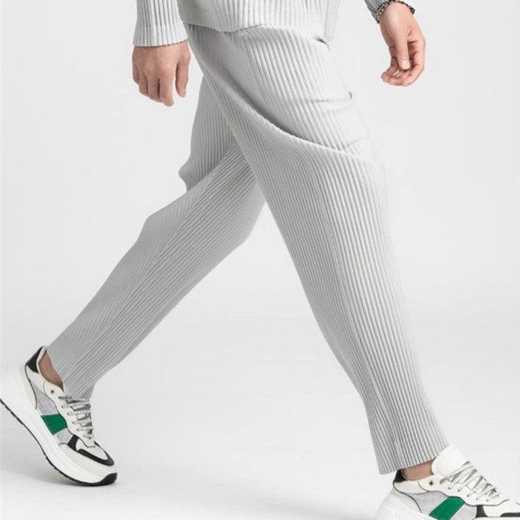 Pisa - Ribbed Cotton Pantalon