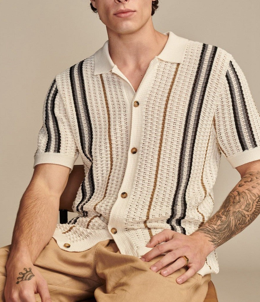 Riviera - Knitted Button Shirt