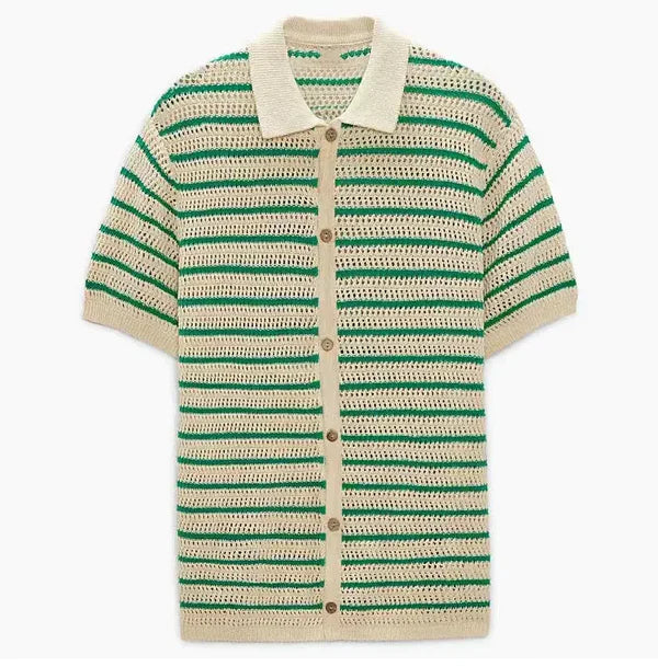 Ibiza - Knitted Button Shirt