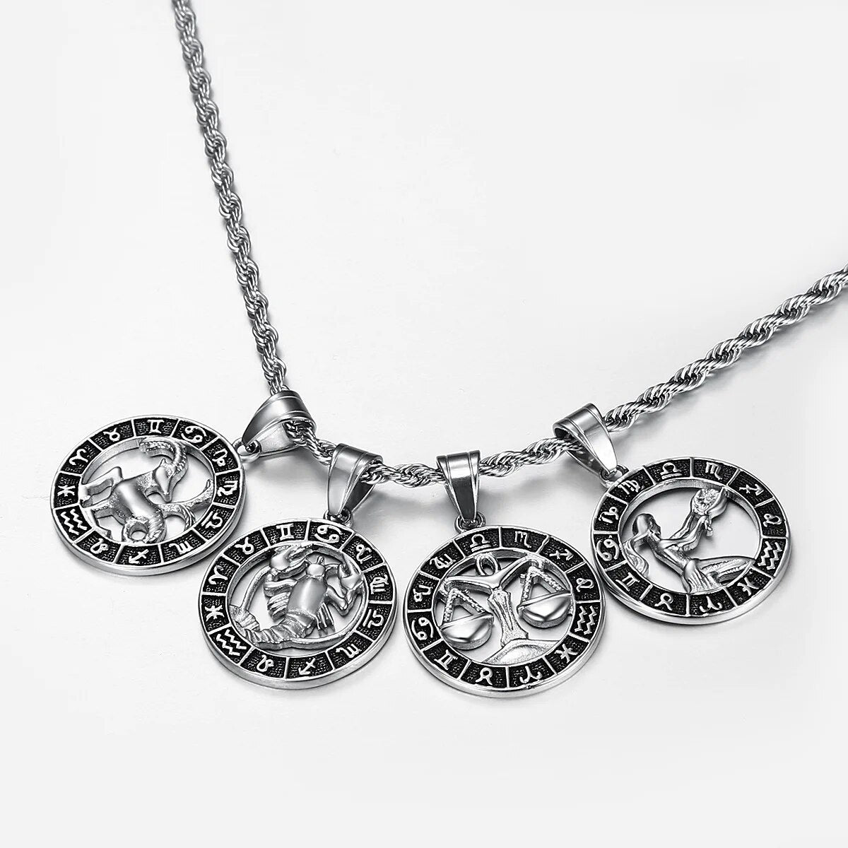 NOBA- Zodiac Sign Necklace - Silver