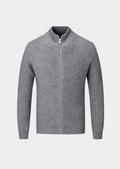 100% Merino Wool ZIPPED CARDIGAN