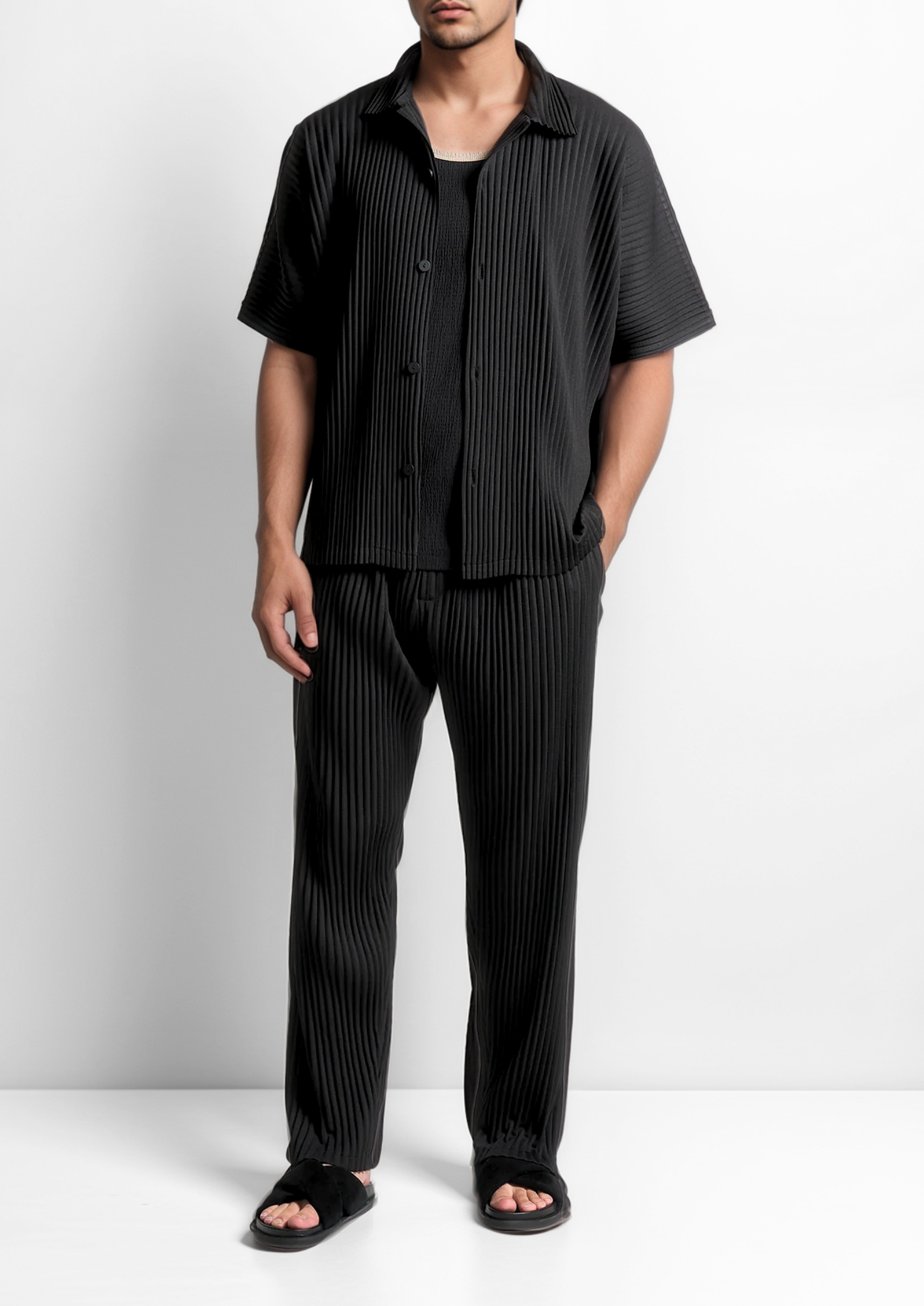 NOBA PLEATED SUMMER SET