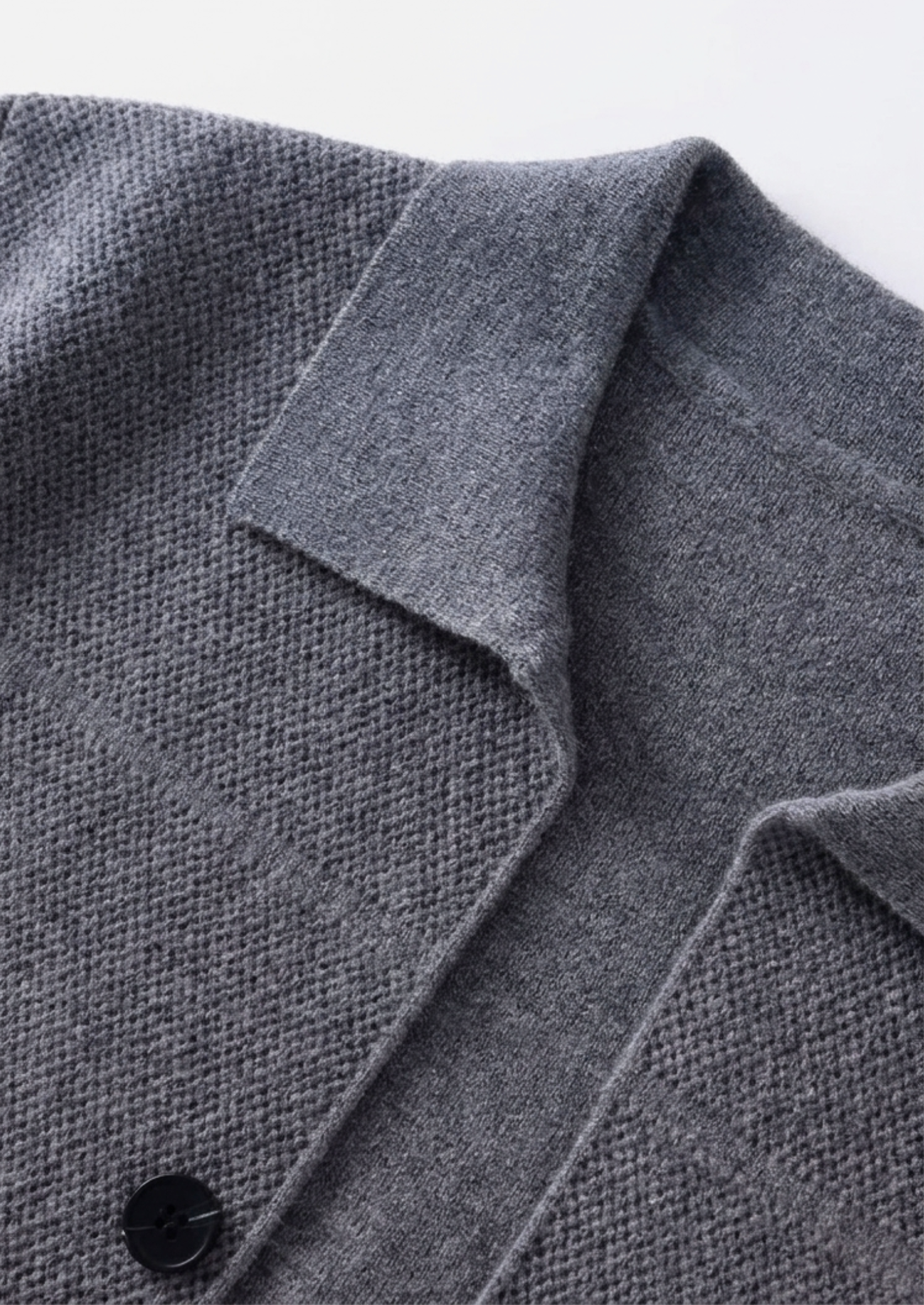 100% CASHMERE BUTTON OVERSHIRT