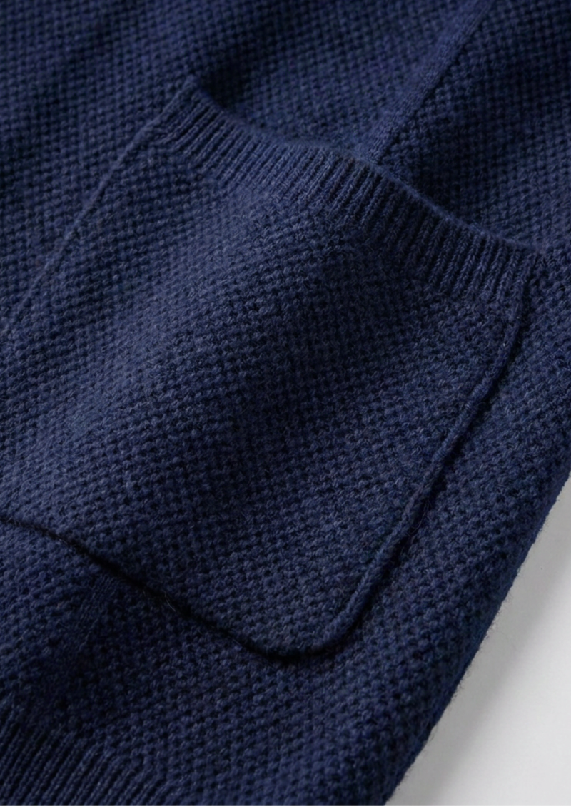 100% CASHMERE BUTTON OVERSHIRT