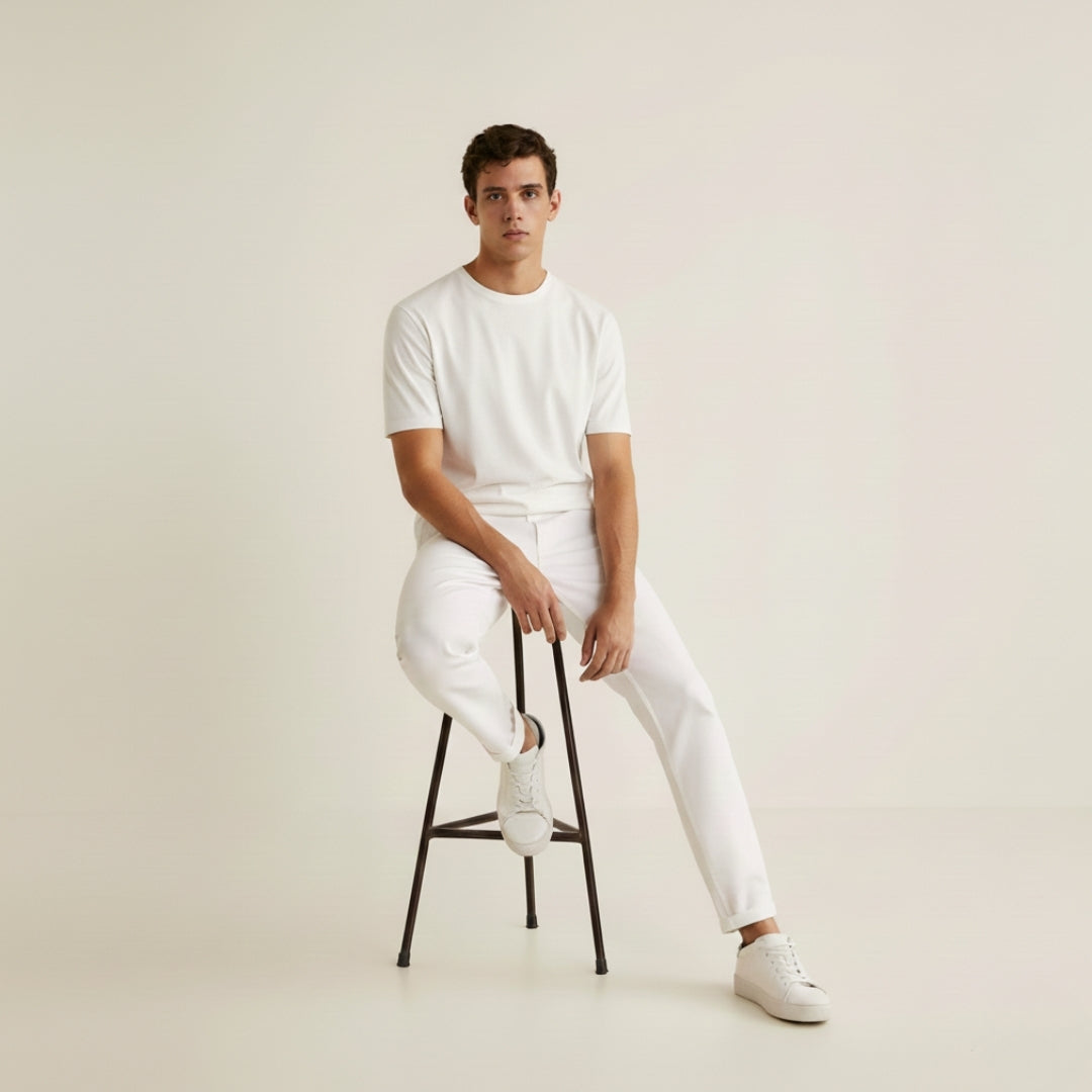 100% Linen Casual Pants