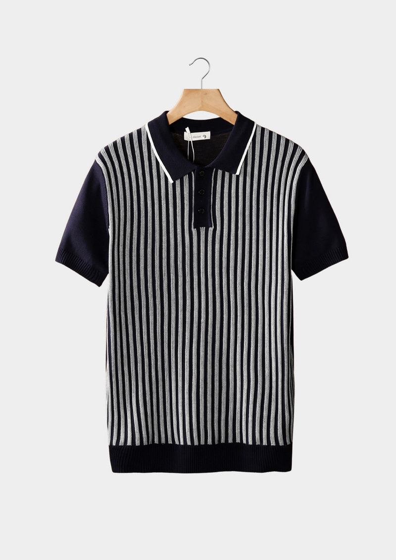 NOBA VERTICAL STRIPED POLO