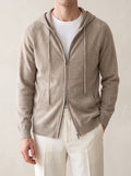100% Cashmere Hooded Vest – Camel lifestyle