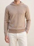100% Cashmere Leisure Hoodie – Camel lifestyle