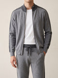 100% Cashmere Leisure Tracksuit – Dark Gray lifestyle