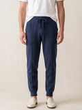 100% Cashmere Leisure Trousers – Dark Blue lifestyle