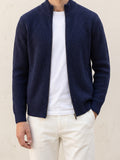 100% Cashmere Ribbed Vest – Navy lifestyle