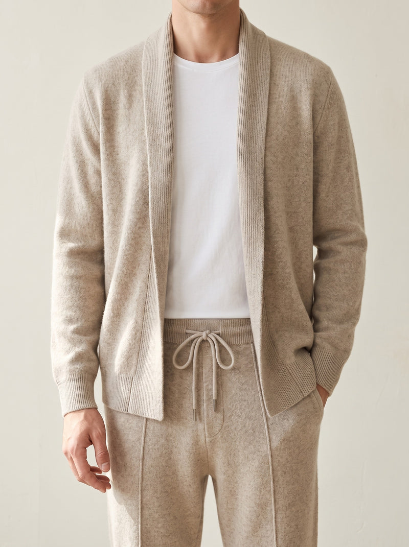 100% Cashmere Shawl Leisure Set lifestyle