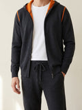 100% Cashmere Tracksuit – Black lifestyle