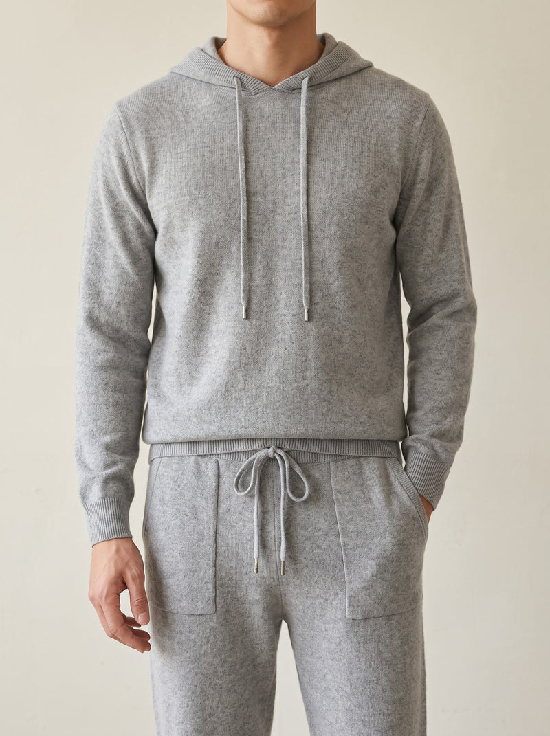 100% Cashmere Tracksuit V2 – Gray lifestyle