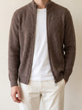 100% Cashmere Vest – Brown lifestyle
