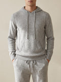 100% Merino Wool Savro Tracksuit – Light Gray lifestyle