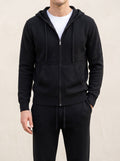 100% Merino Wool Tracksuit – Black lifestyle